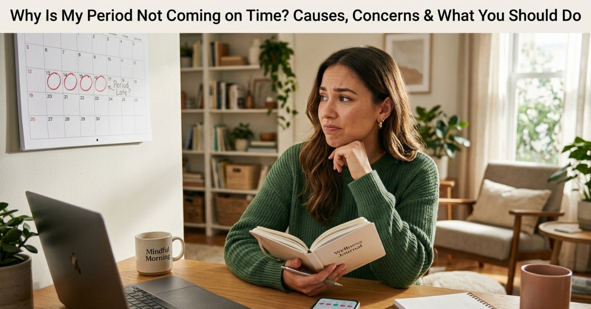 Why is my period not coming on time and what to do